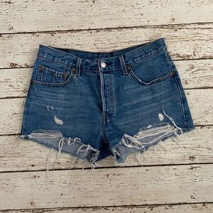Original Levi’s 501 denim shorts